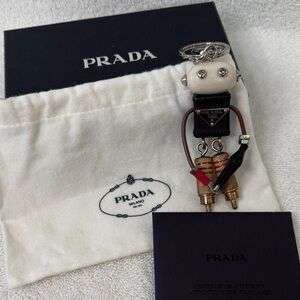 Prada Robot keychain/bag charm